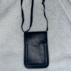 Tiny Black Crossbody Touch Screen Purse Shoulder Bag